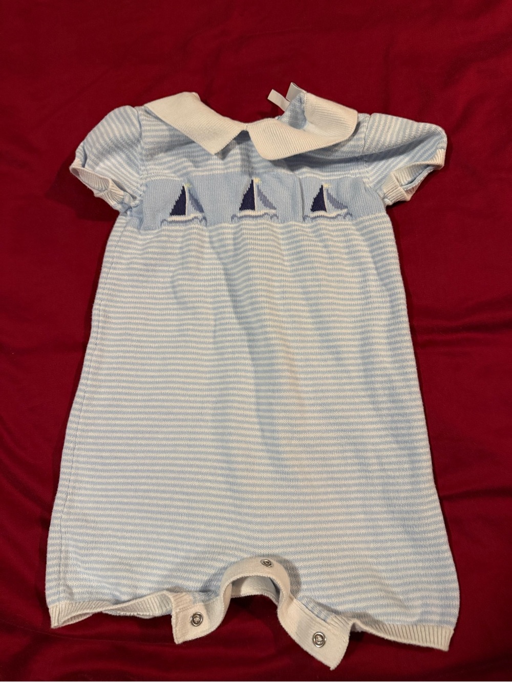 Janie and Jack - Sailboat Onesie - 18-24M